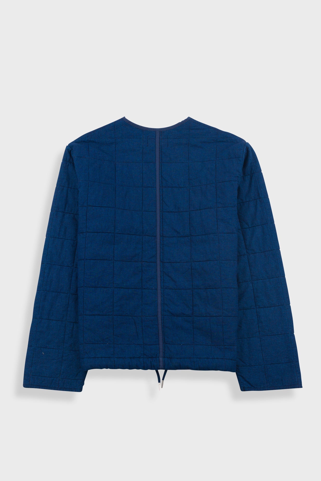 Lightweight Liner Jacket - Indigo Microcheck
