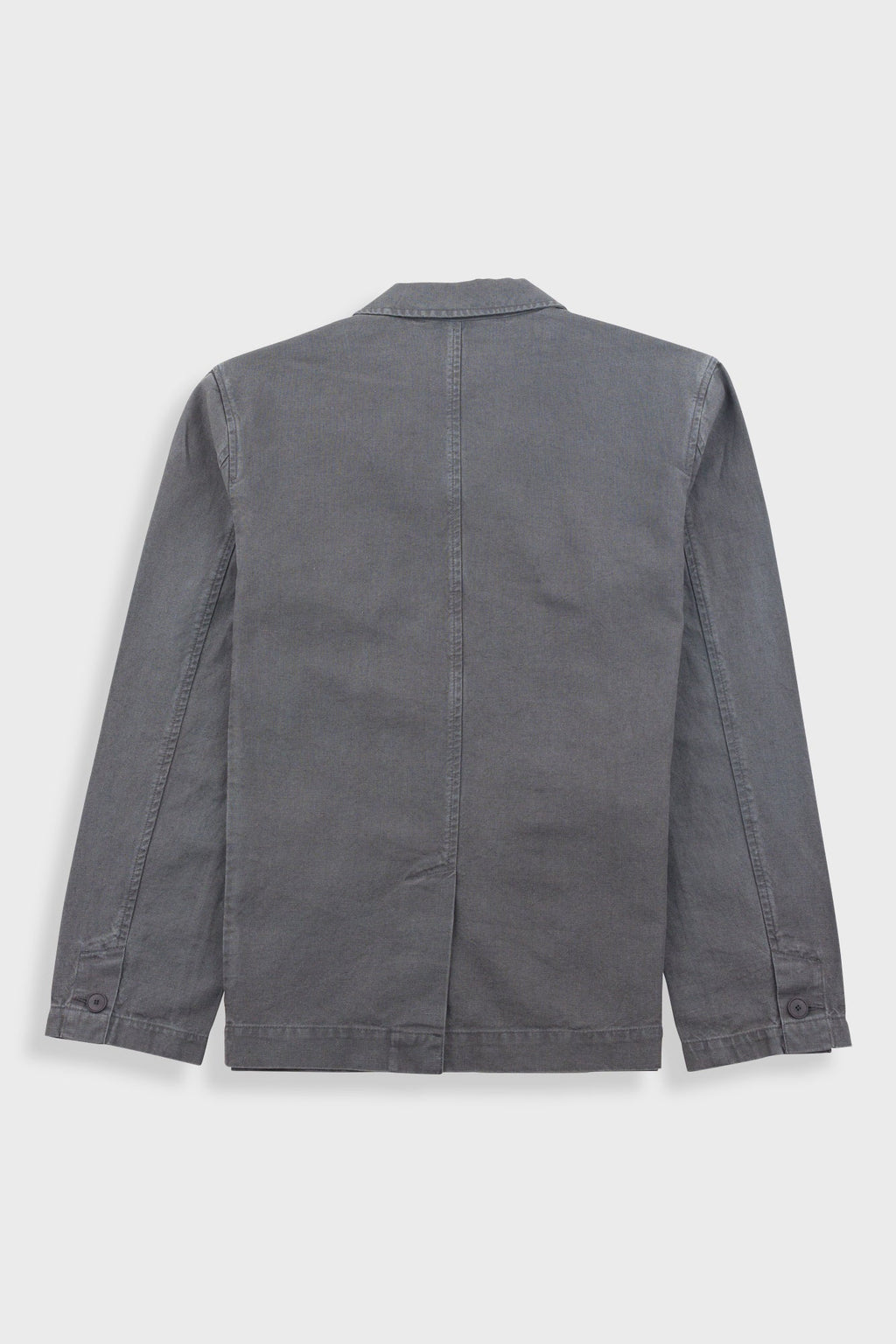 Wide Fit Blazer - Charcoal Hemp Canvas