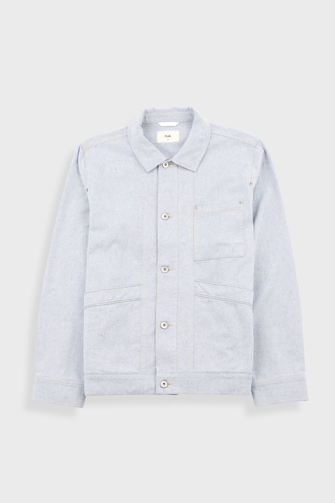 Meyer Jacket - Ice Blue Twill Denim