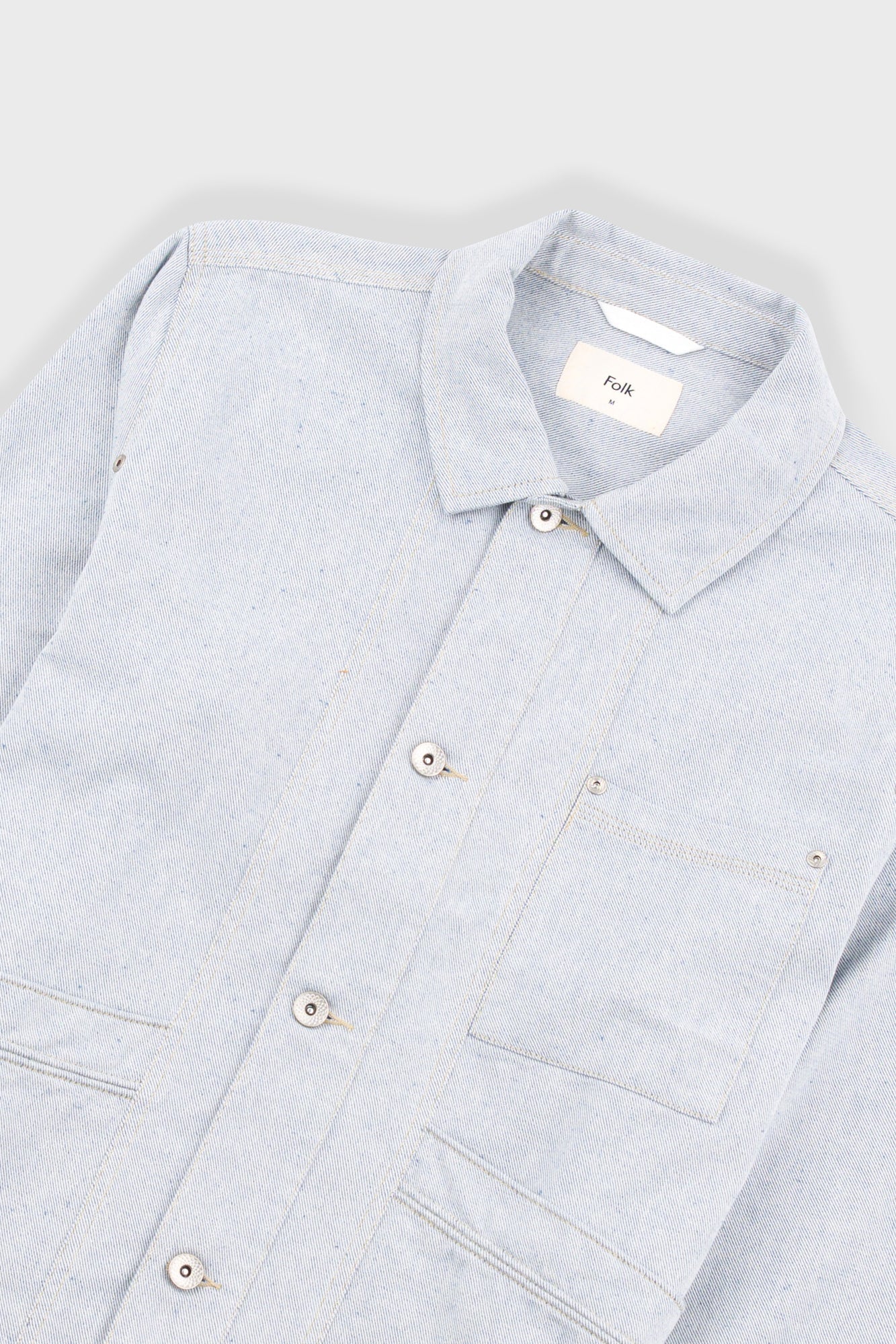 Meyer Jacket - Ice Blue Twill Denim