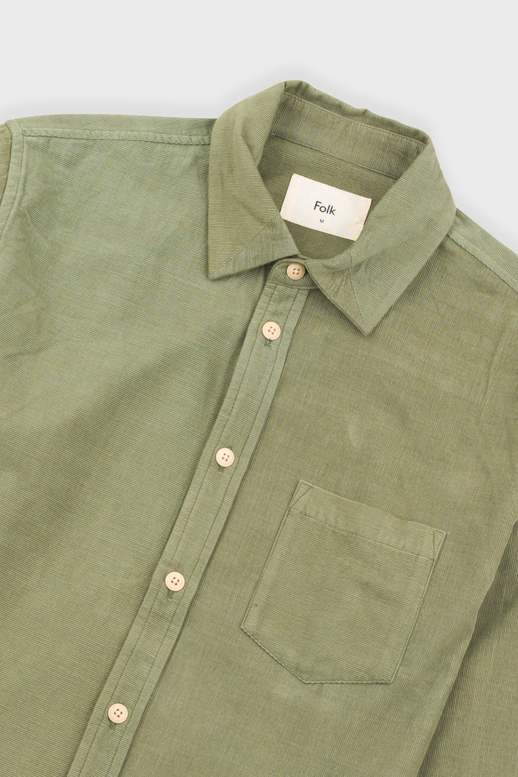 Direction Babycord Shirt - Olive