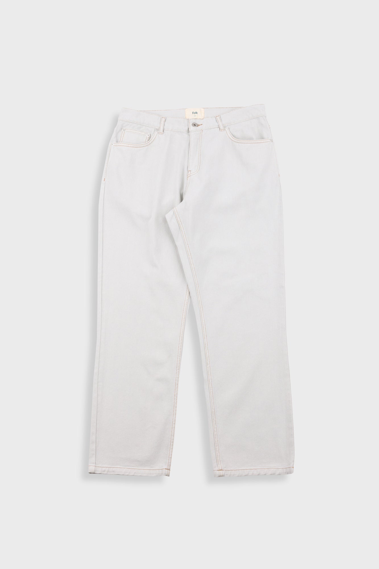 5 Pocket Trouser - Soft Grey Denim
