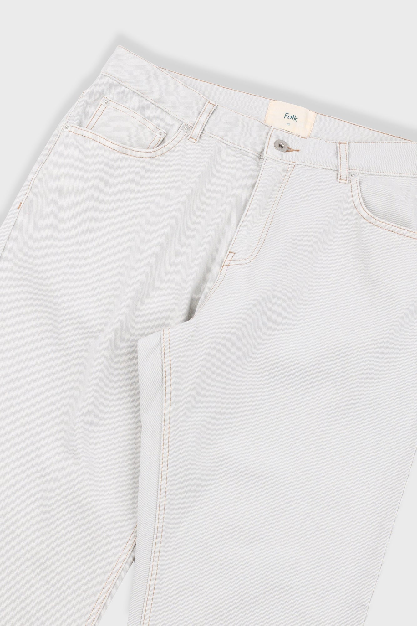 5 Pocket Trouser - Soft Grey Denim