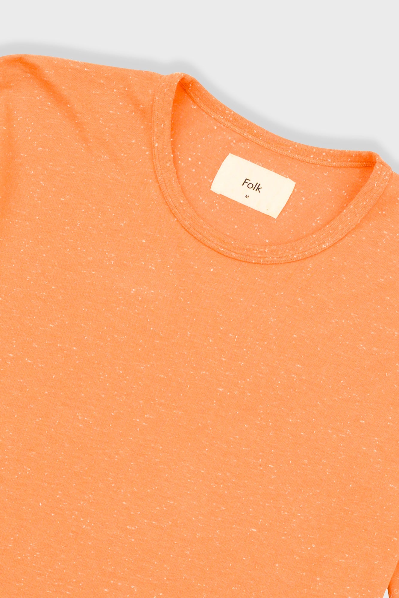 Relaxed Nep T-Shirt - Orange
