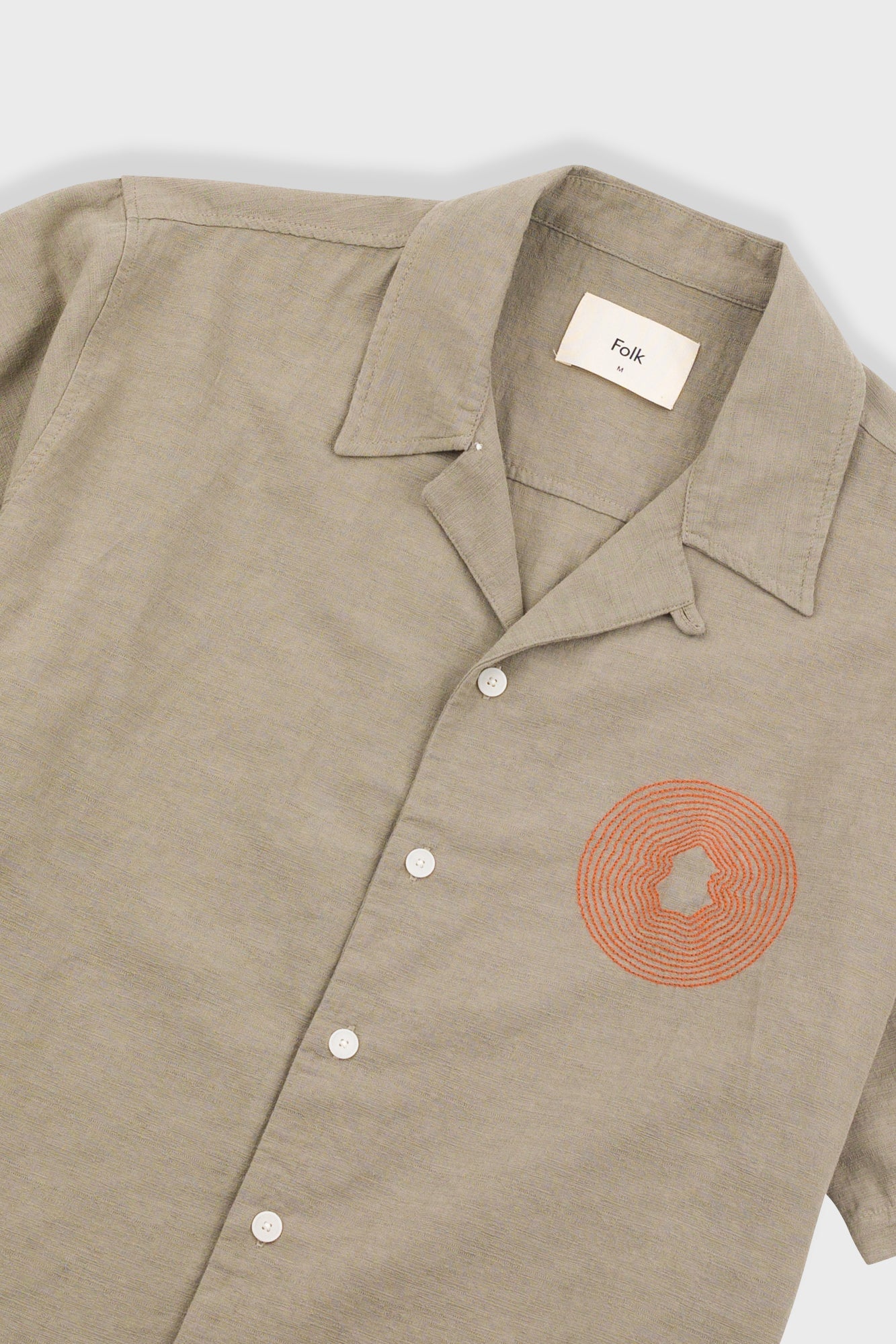 Relaxed Soft Collar Shirt - Sage