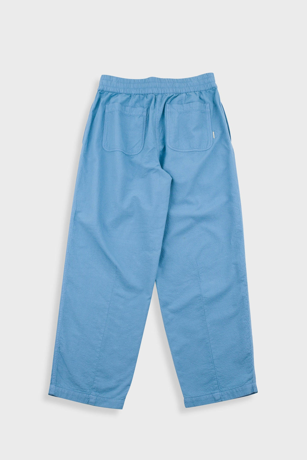Drawcord Baggy Pants - Light Indigo Topstitch