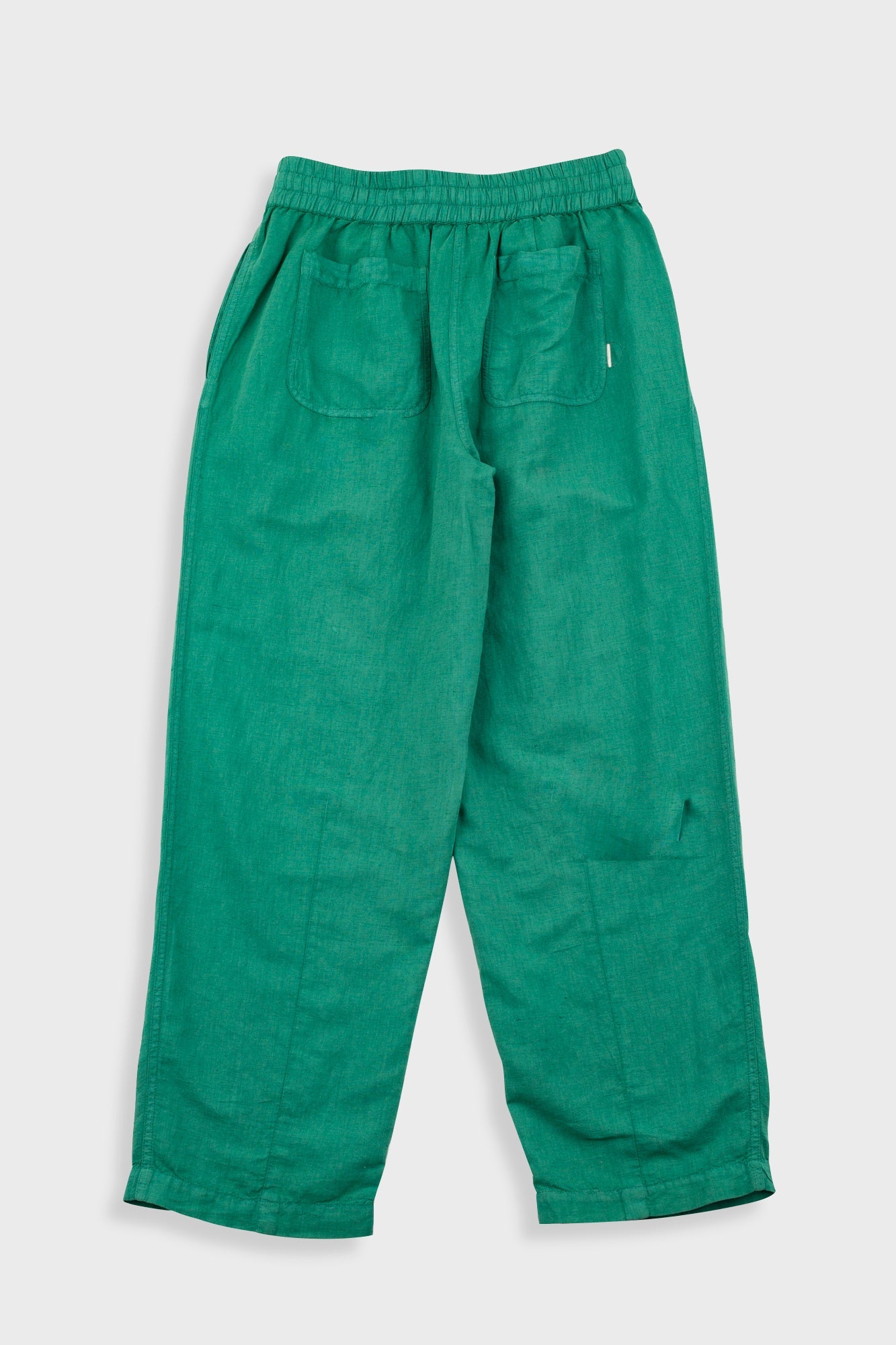 Drawcord Baggy Pants - Vintage Green