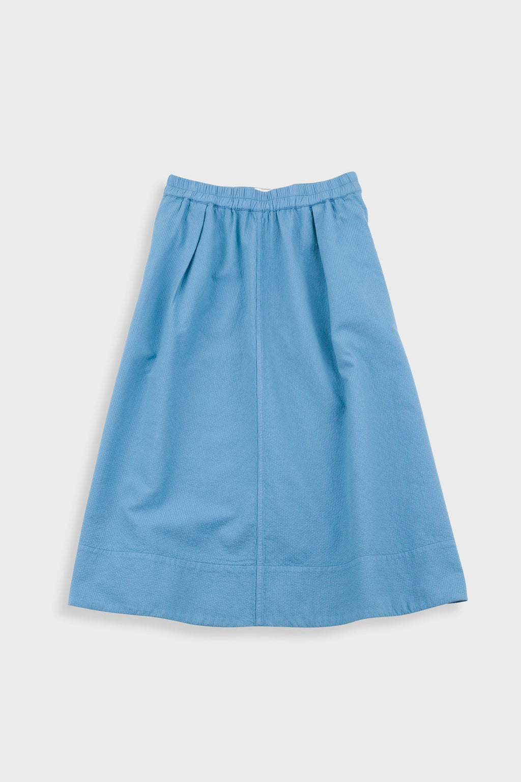 Full Seam Skirt - Light Indigo Topstitch