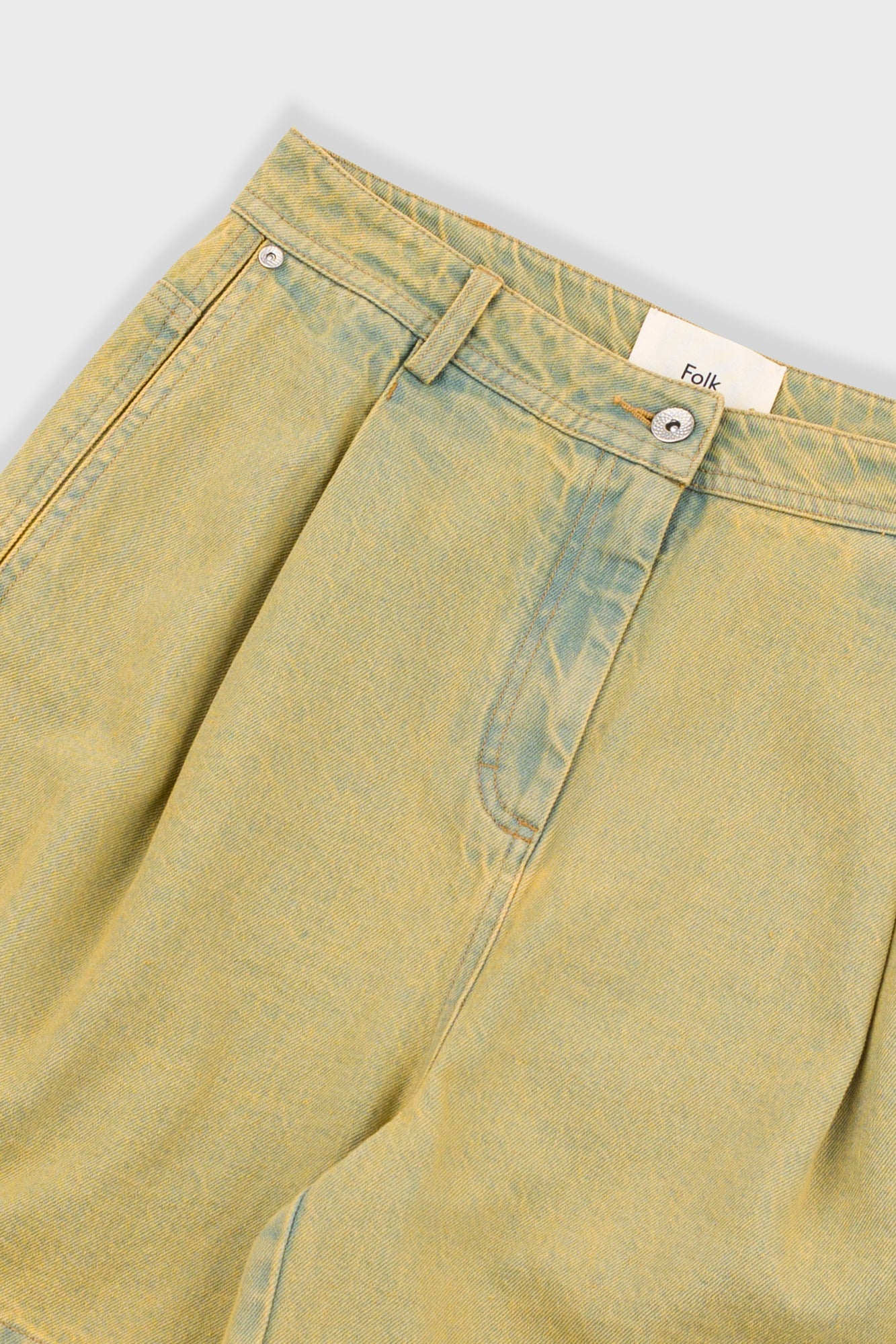 Boyfriend Shorts - Bleached Denim