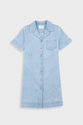 Shirt Dress - Heavy Bleach Denim