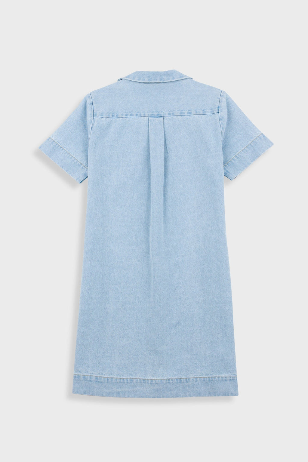 Shirt Dress - Heavy Bleach Denim