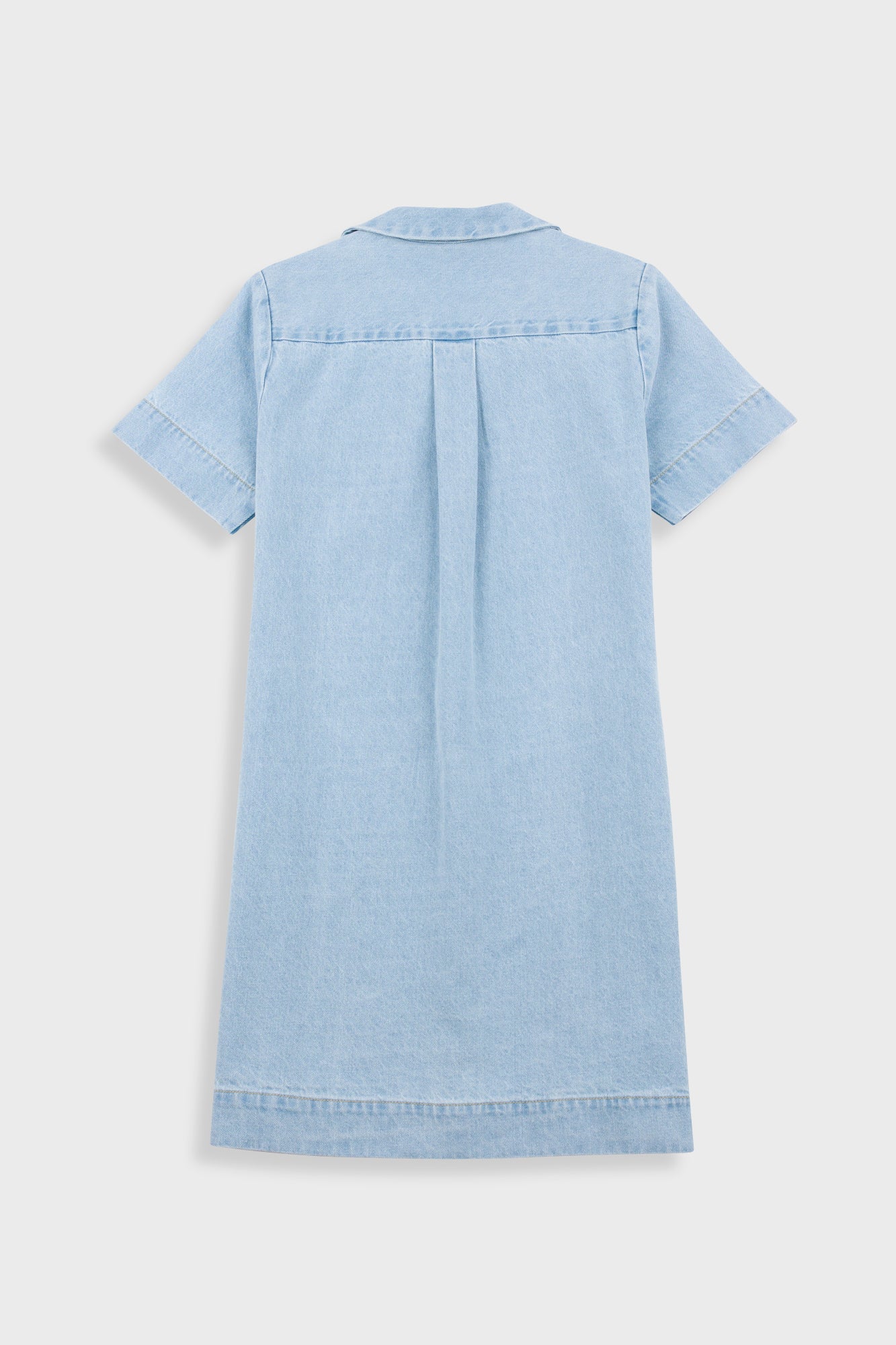 Shirt Dress - Heavy Bleach Denim