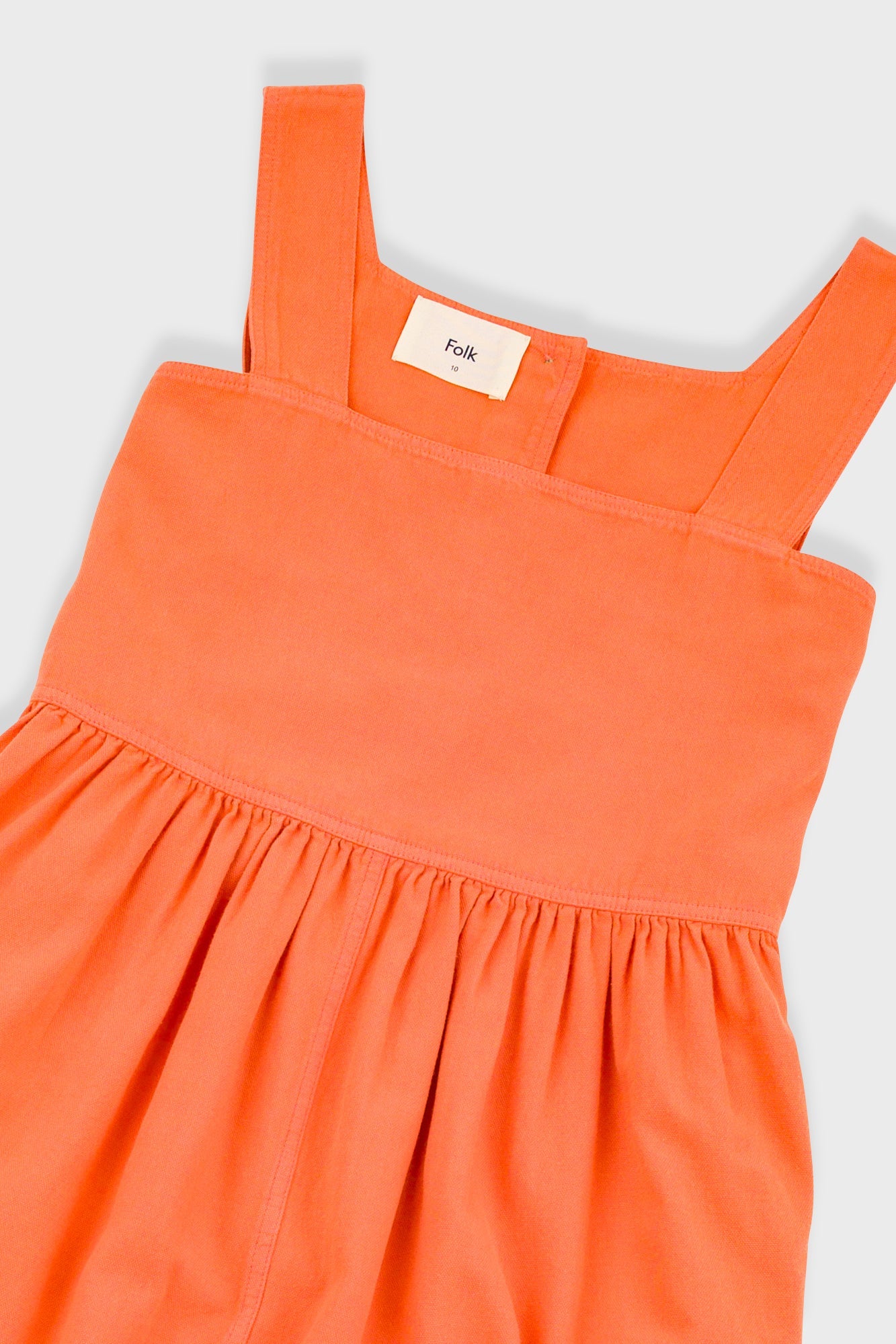 Midi Day Dress - Dark Orange