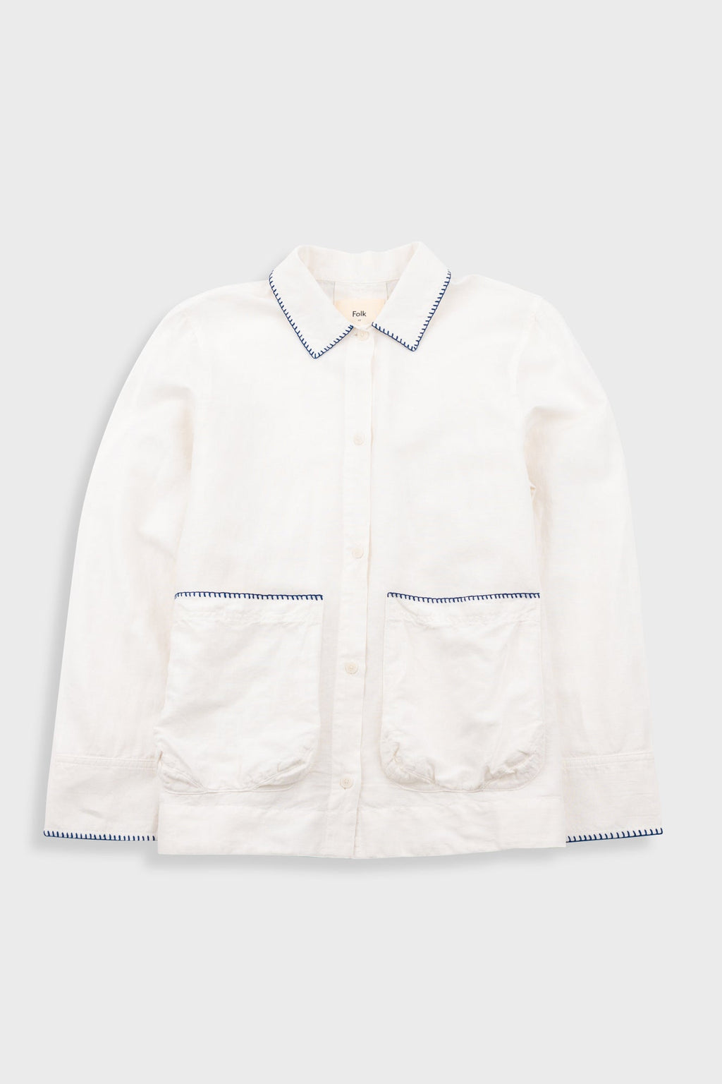 Pleated Shirt - White