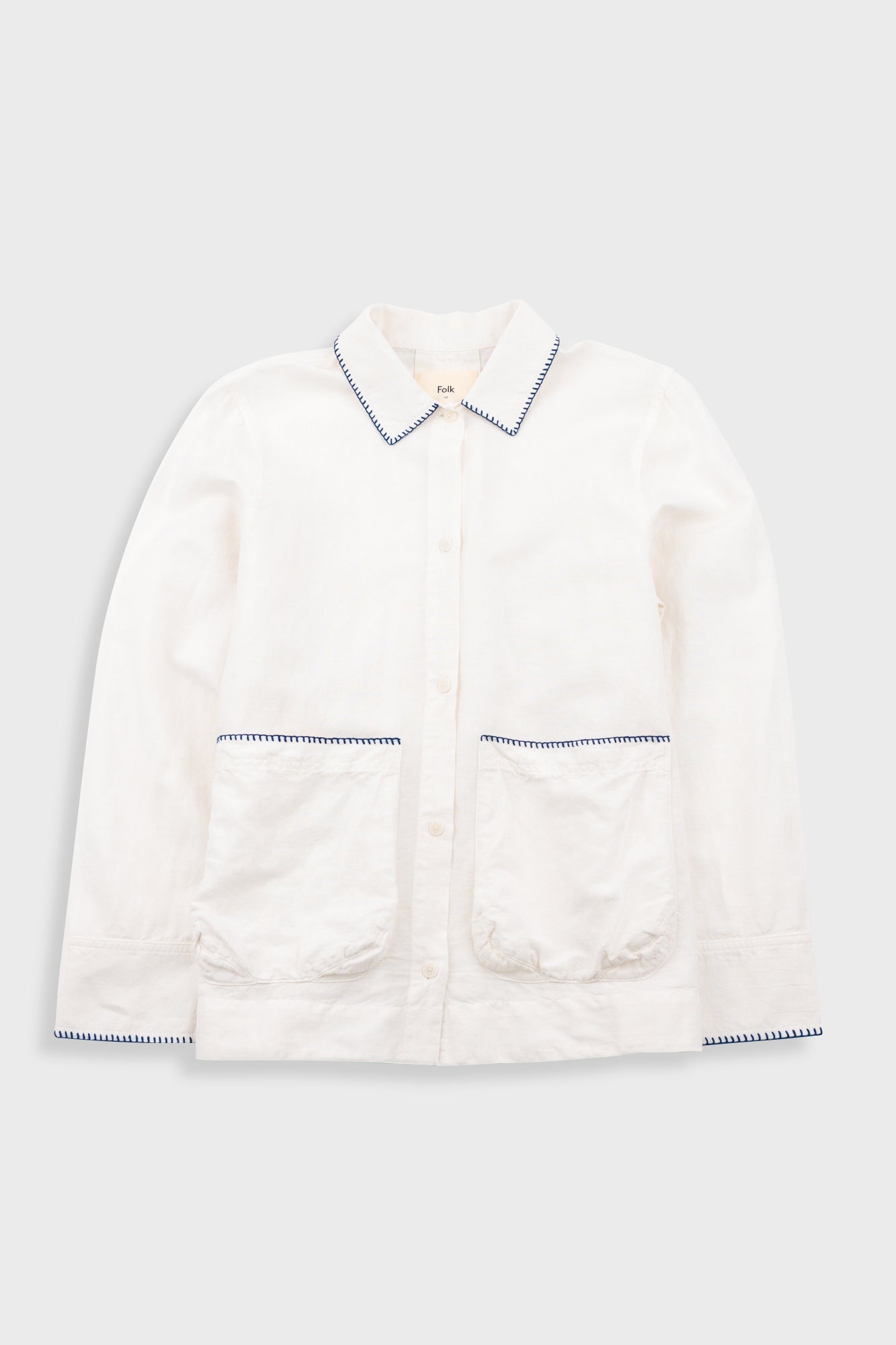 Pleated Shirt - White