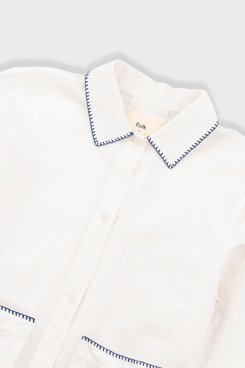 Pleated Shirt - White