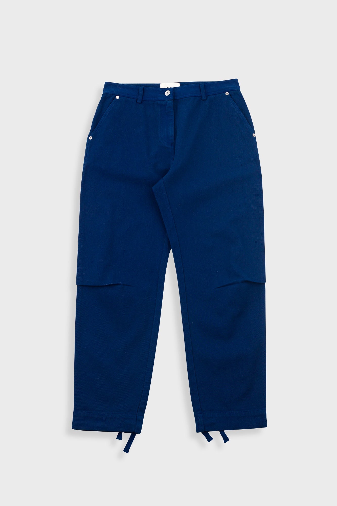 Barrel Trousers - Indigo Twill
