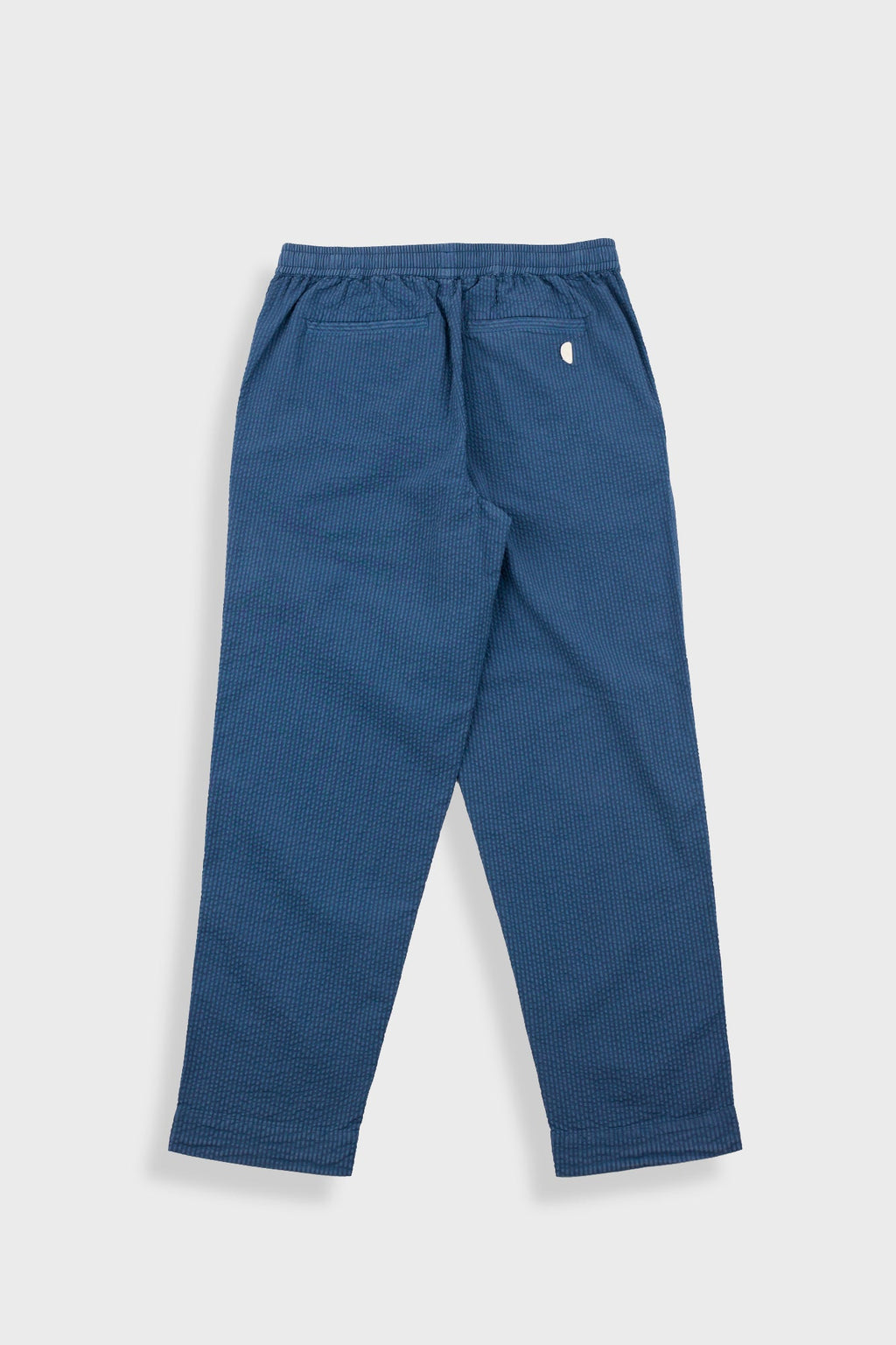 Drawcord Assembly Pant - Soft Indigo Overdyed Stripe