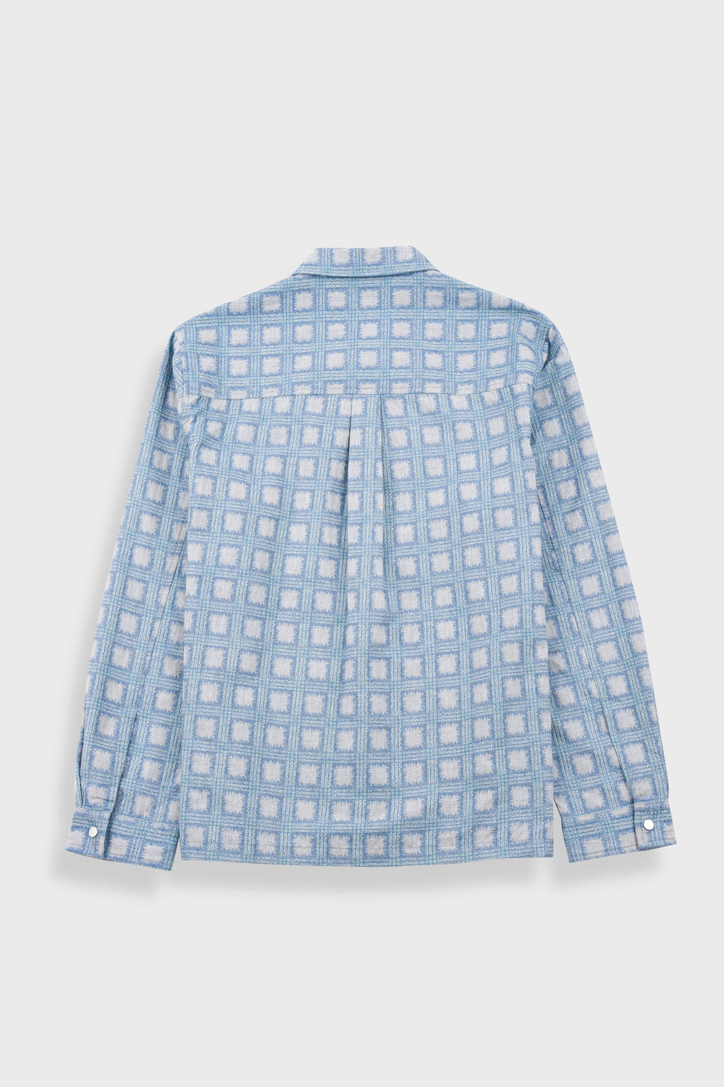 Patch Overshirt - Blue Tile Tapestry