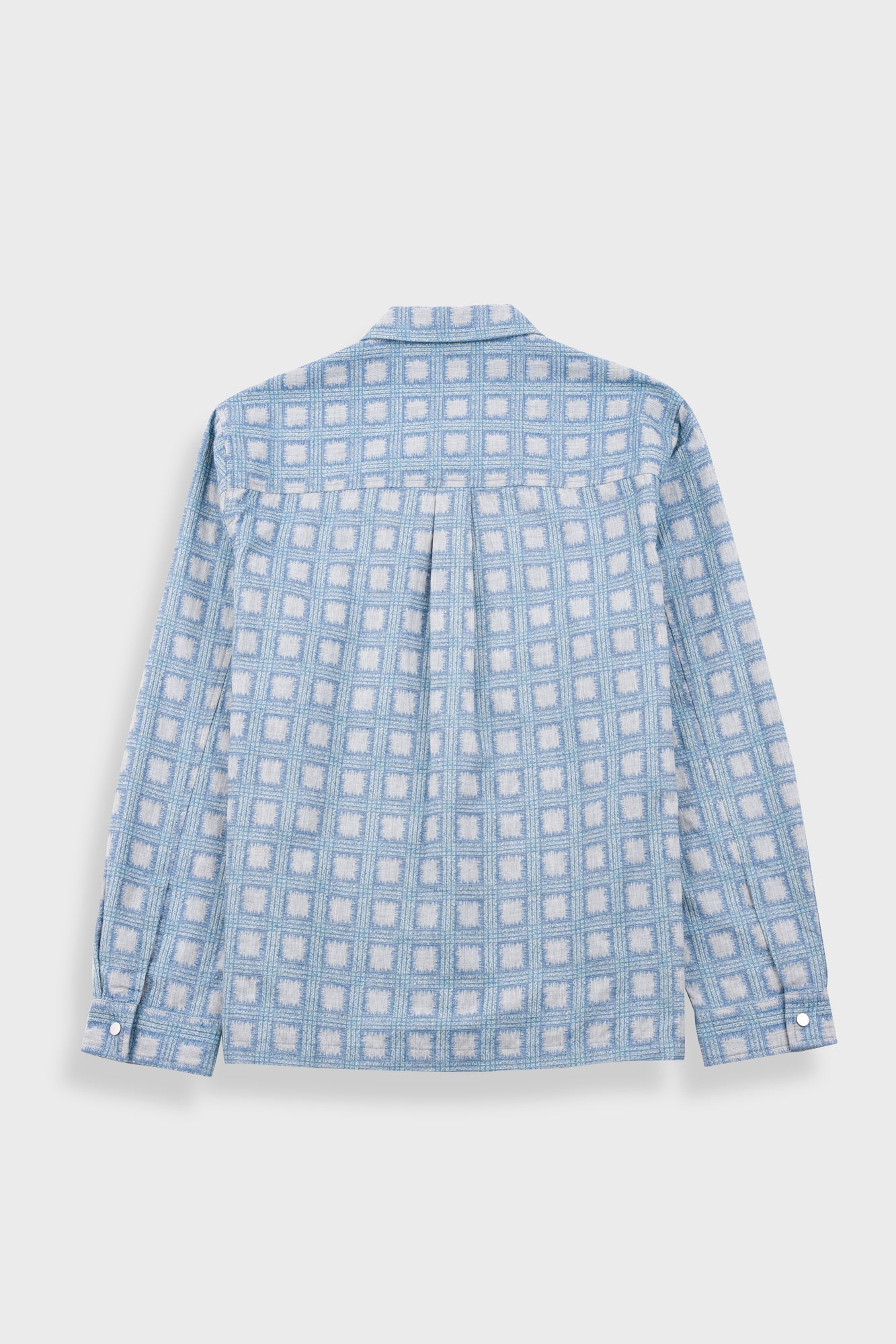 Patch Overshirt - Blue Tile Tapestry