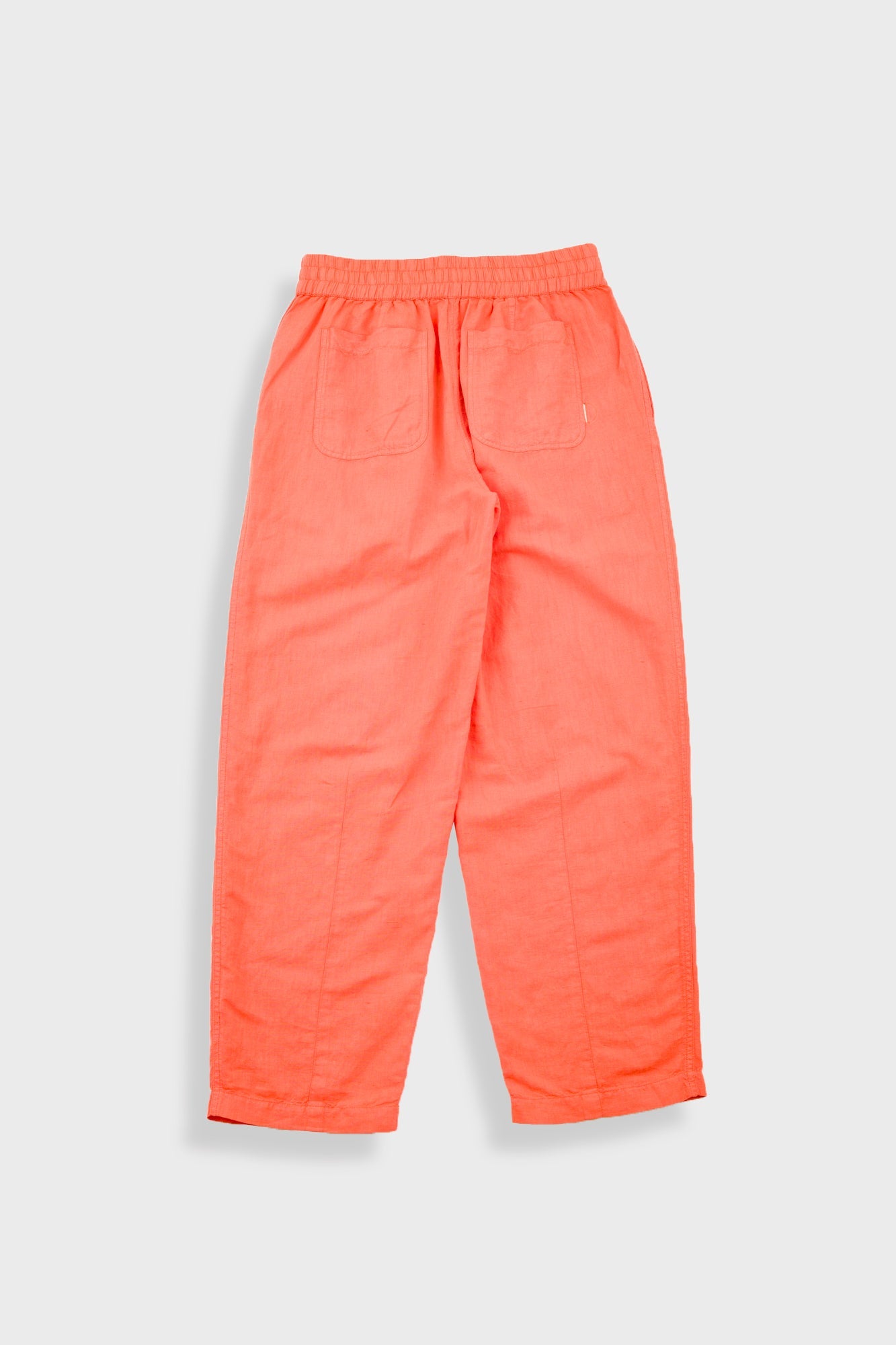 Drawcord Baggy Pants - Coral