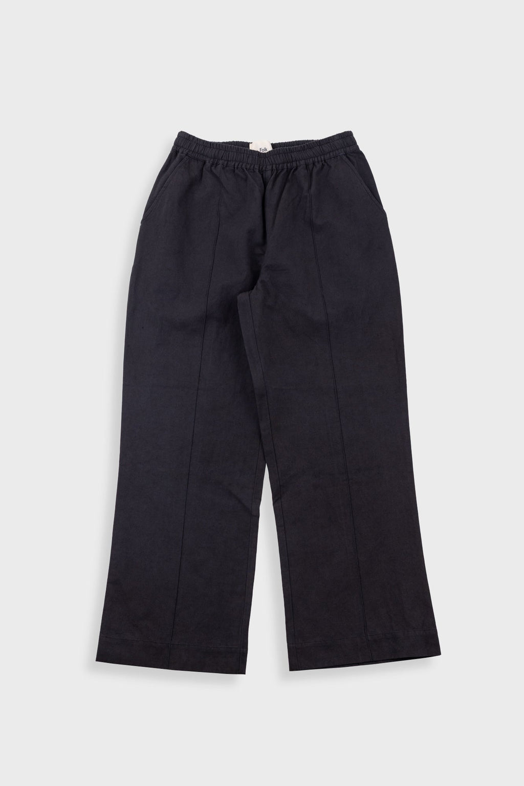 Wide Fit Trousers - Soft Black