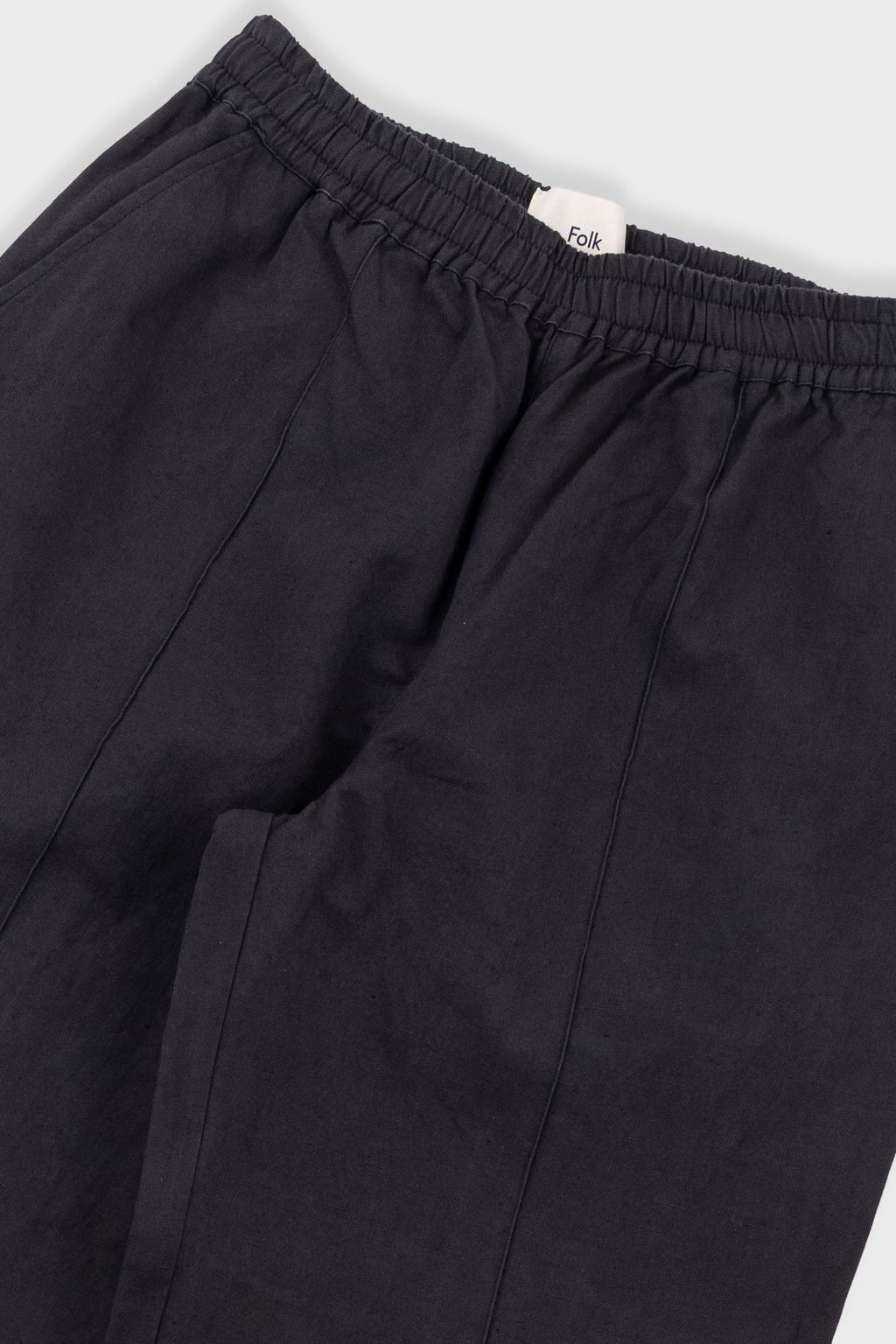 Wide Fit Trousers - Soft Black