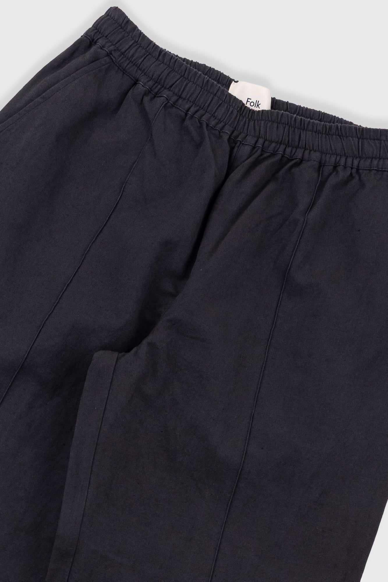 Wide Fit Trousers - Soft Black