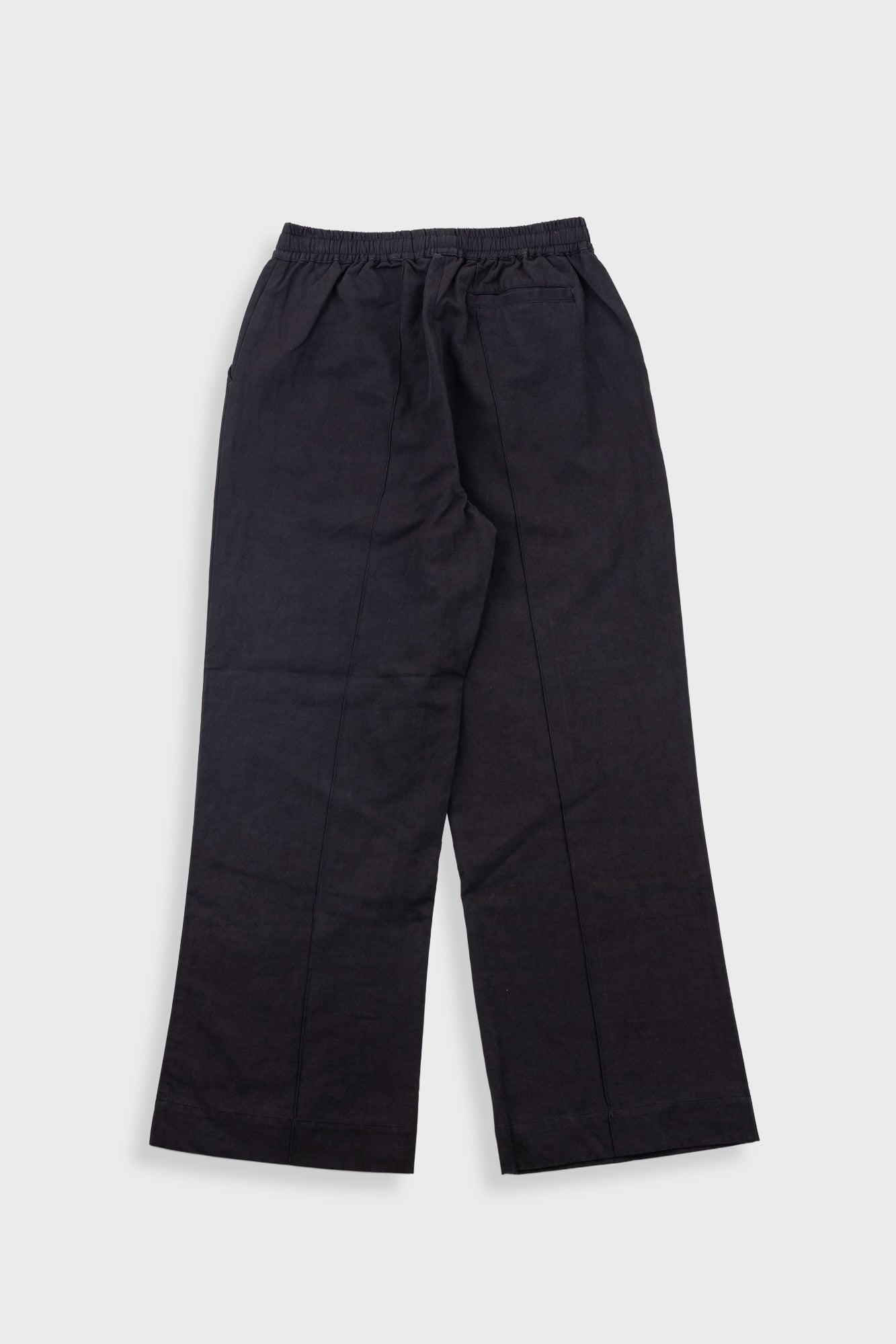 Wide Fit Trousers - Soft Black