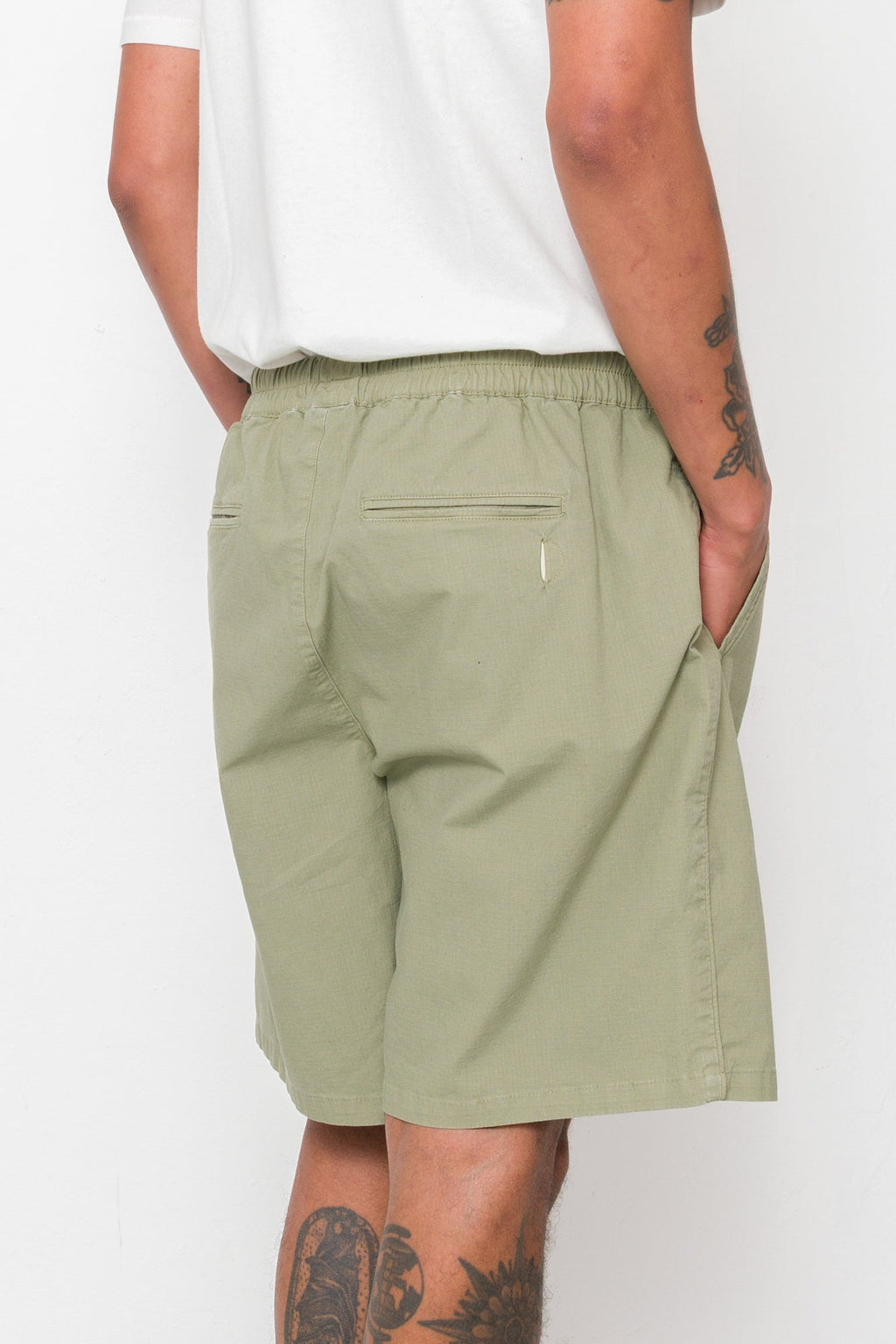 Relaxed Assembly Short - Light Olive Ripstop