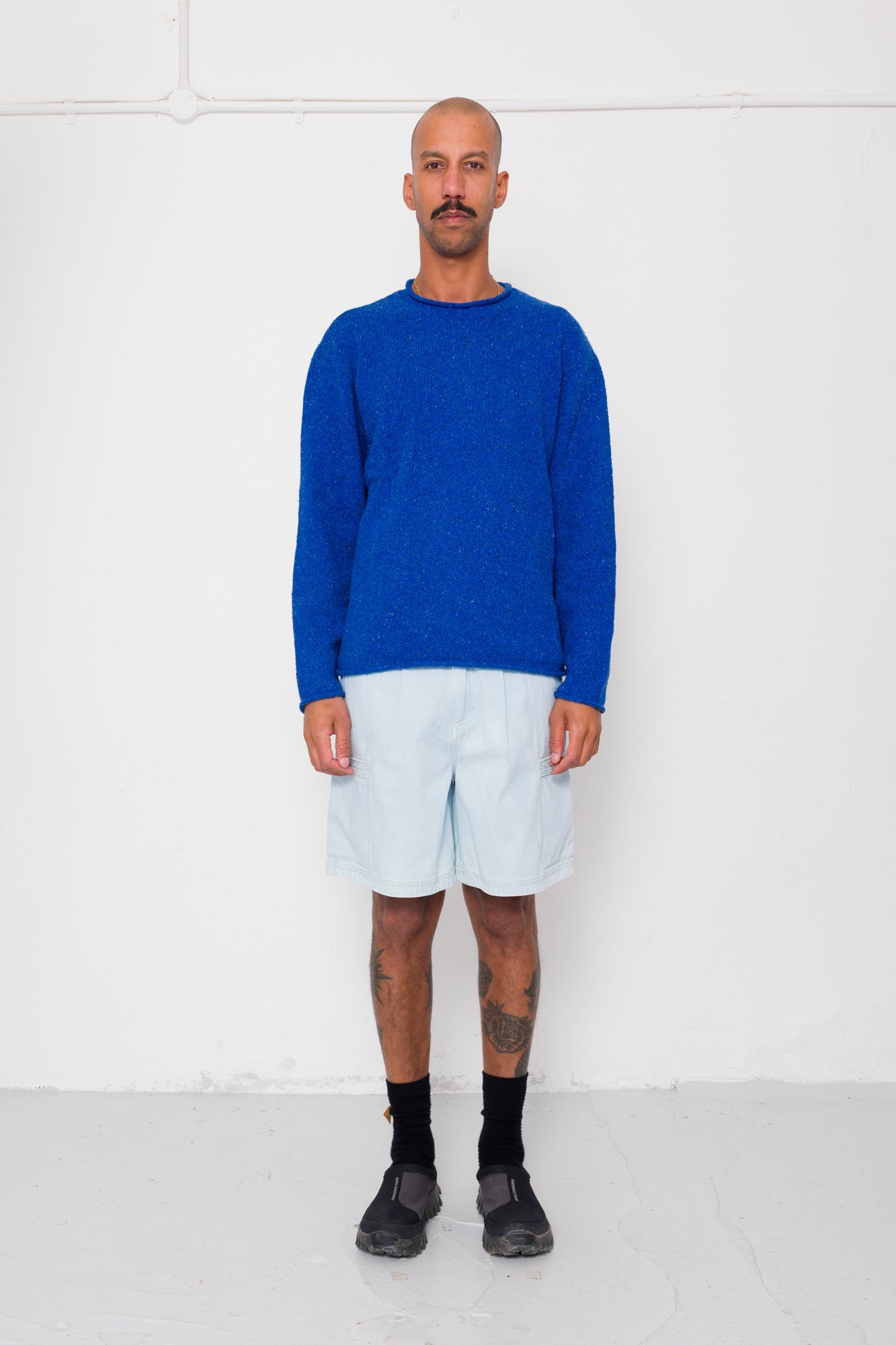 Slouch Crew - Bright Blue