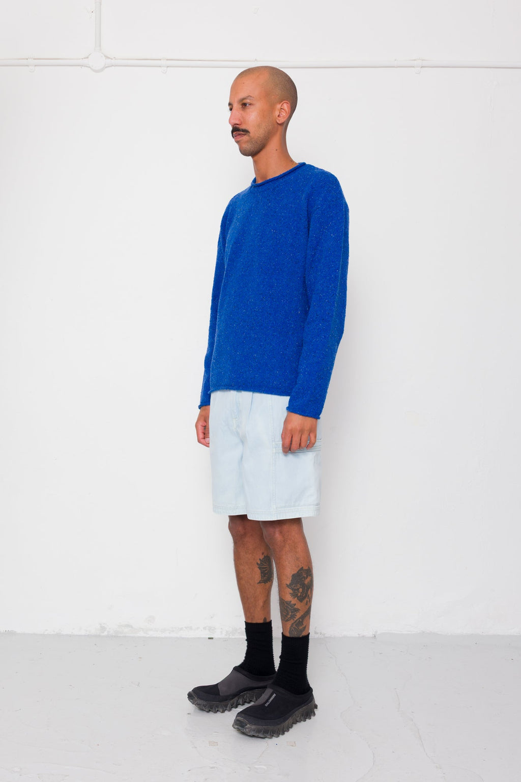 Slouch Crew - Bright Blue