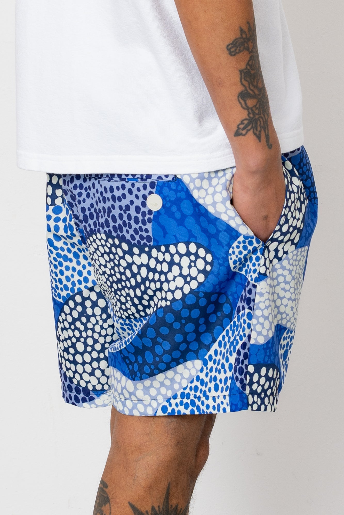 Swimshort - Dot Print Mono