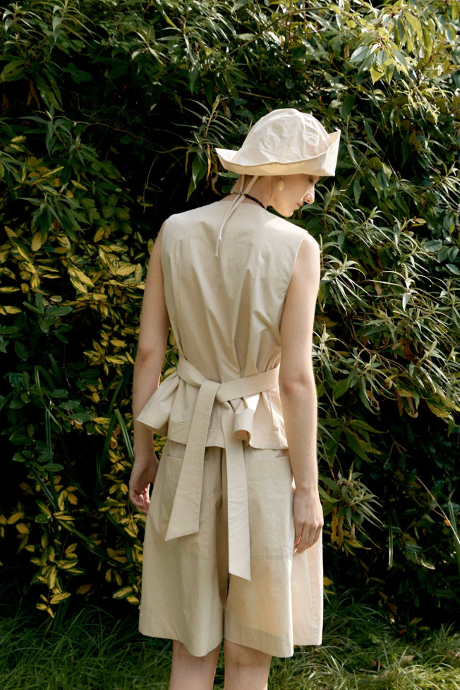 Cawley | Dry Oilskin Sunhat - Natural