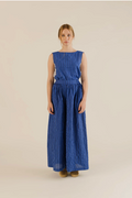 Sideline | Anna Trousers - Cobalt Stripe