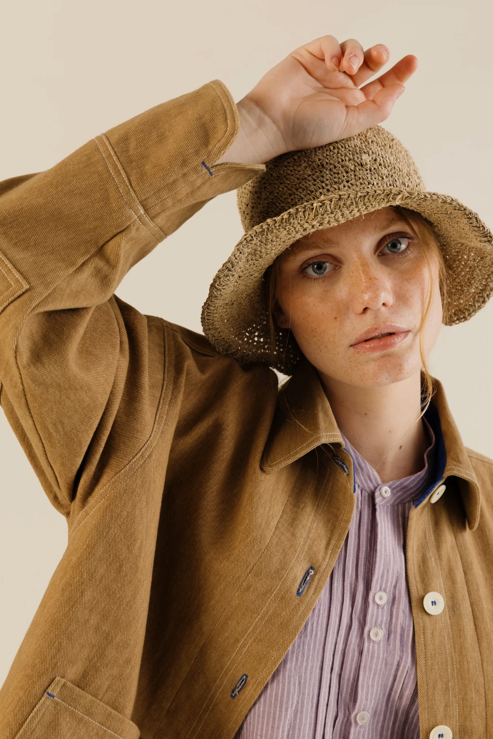 Sideline | Josie Jacket - Toffee Denim