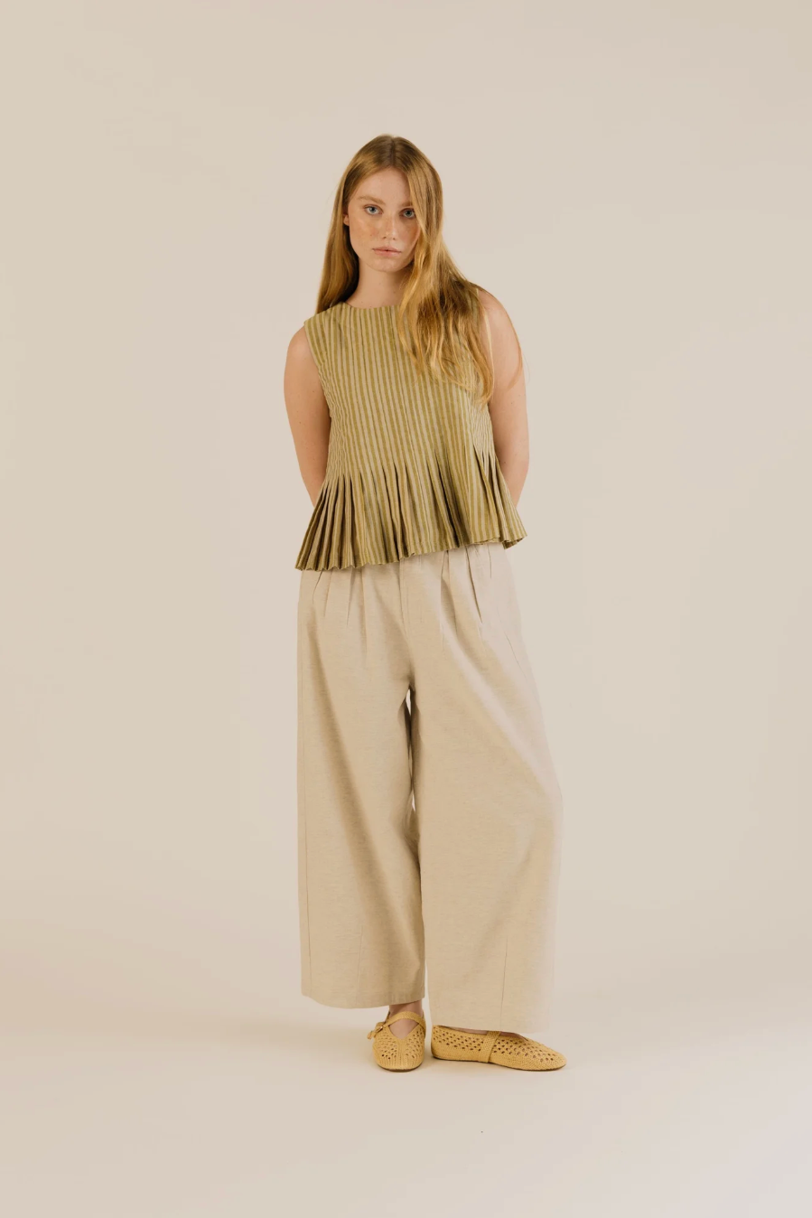 Sideline | Leila Trousers - Oat