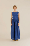 Sideline | Wake Top - Cobalt Stripe