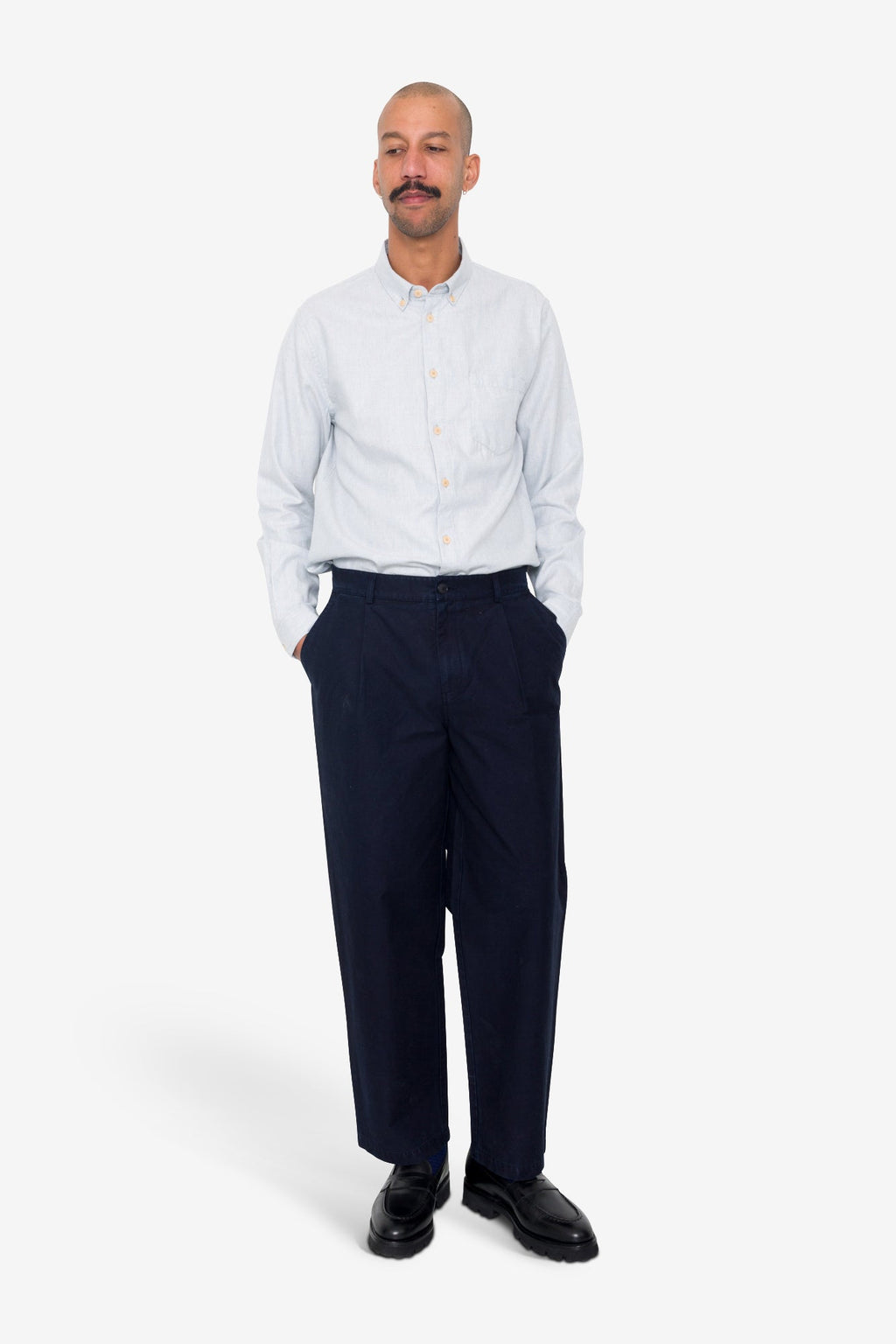 Wide Fit Trouser - Ink