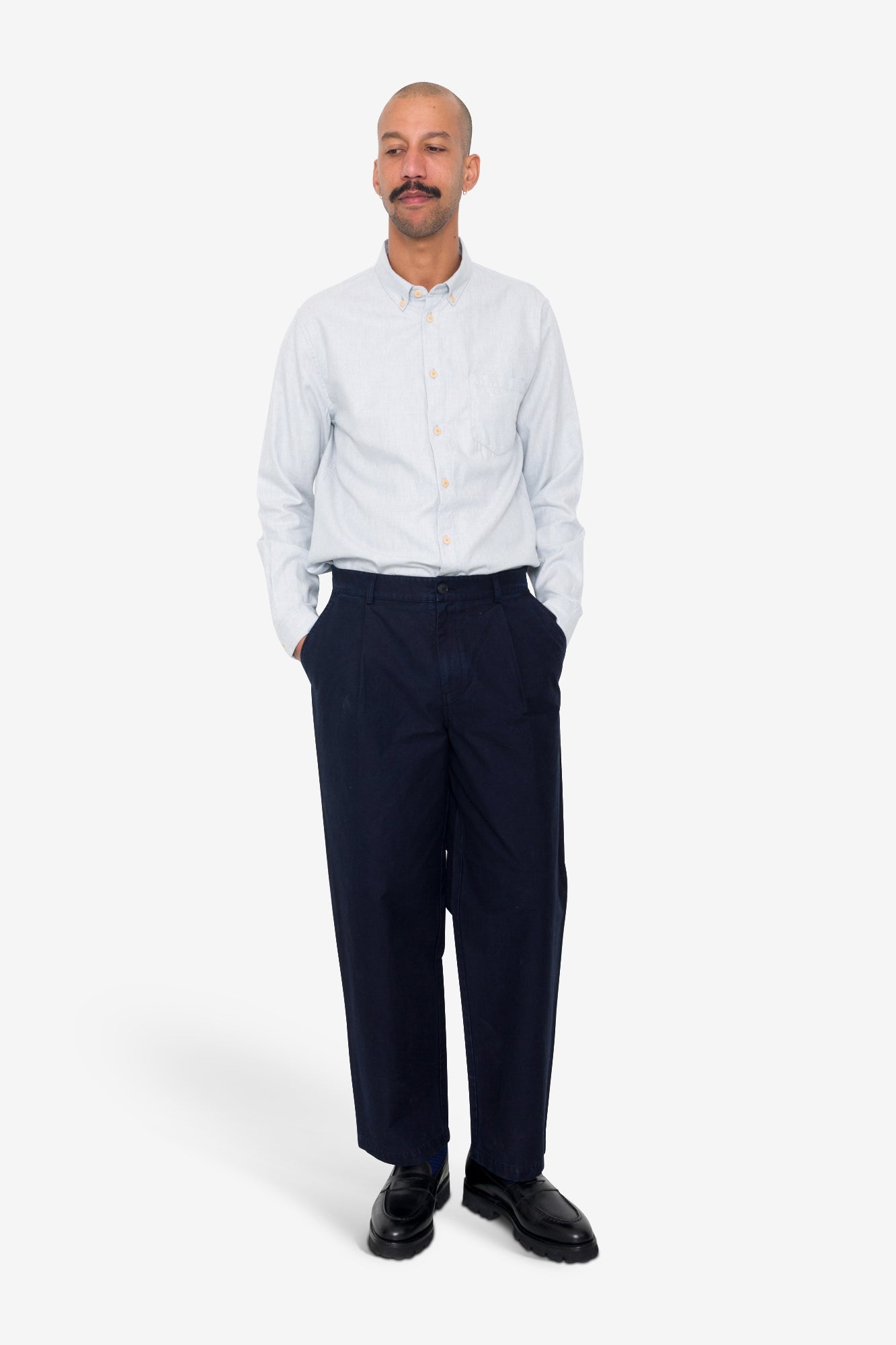 Wide Fit Trouser - Ink