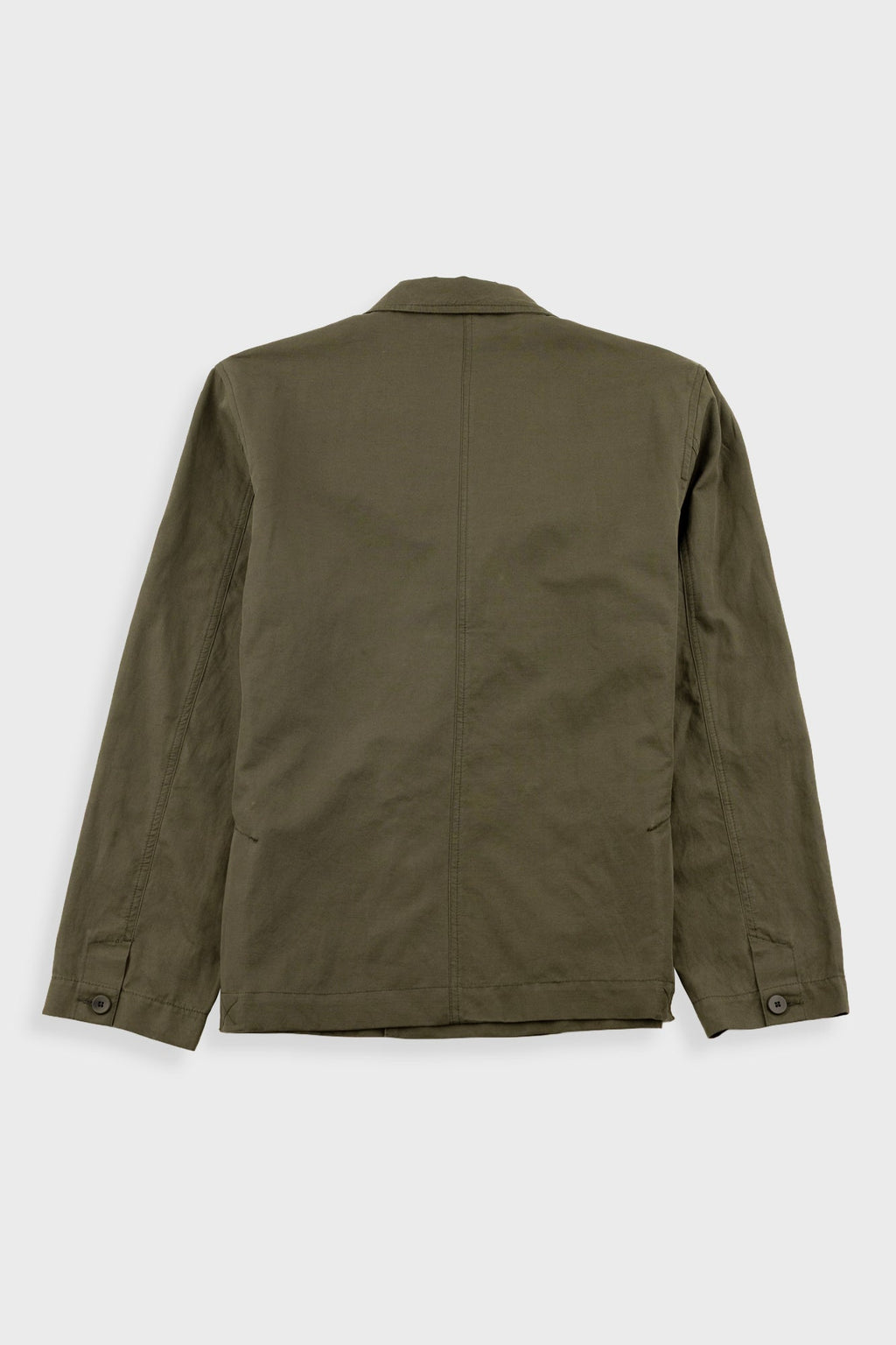 Easy Fit Blazer - Dark Olive Slub Linen