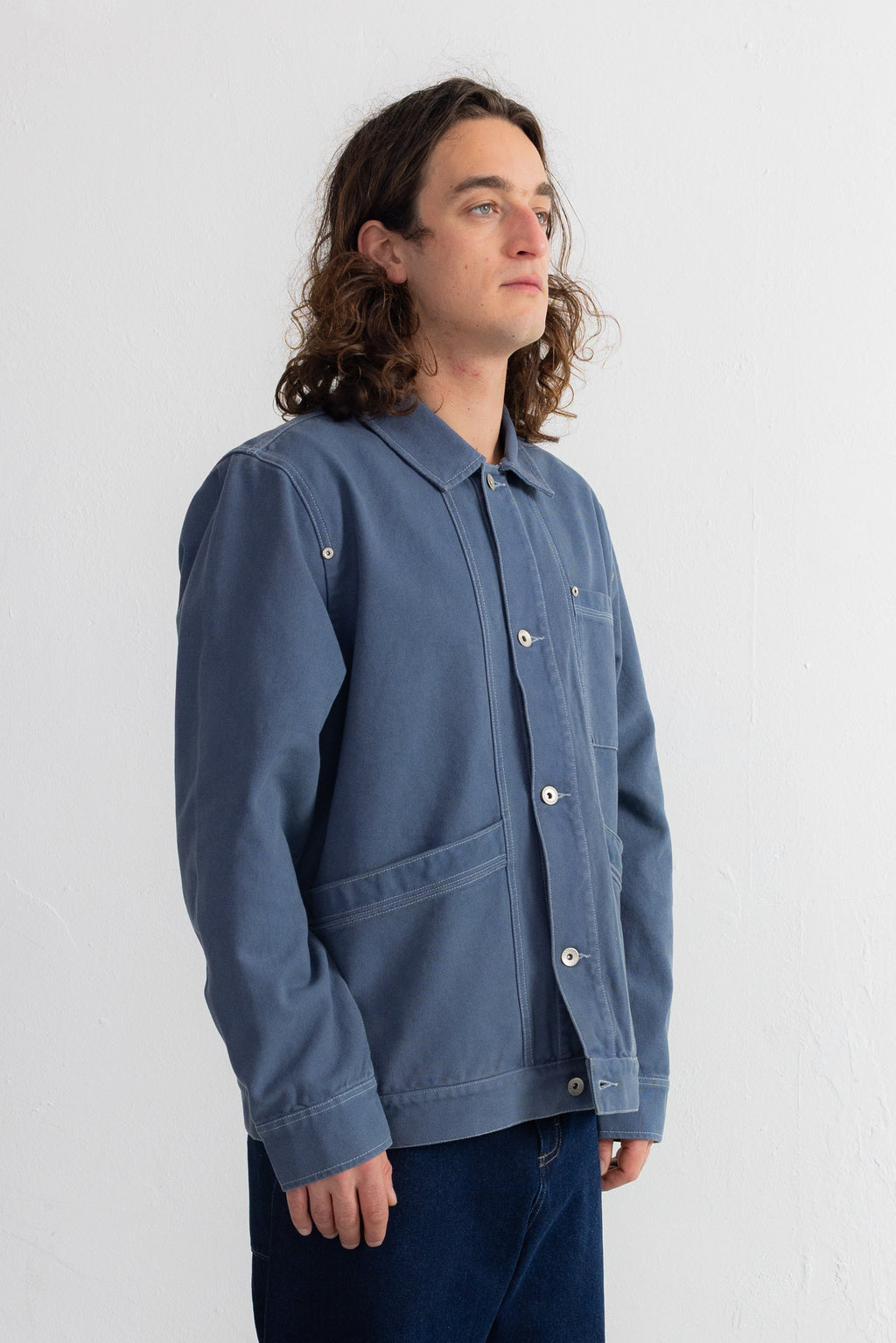 Meyer Jean Jacket - Soft Blue