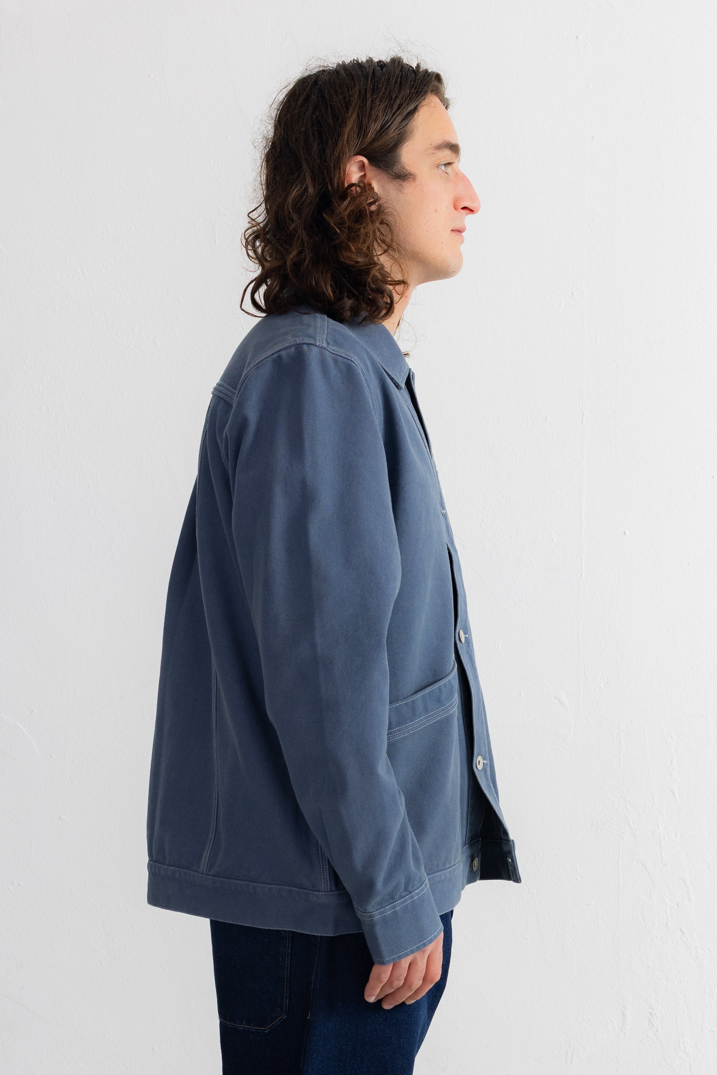 Meyer Jean Jacket - Soft Blue