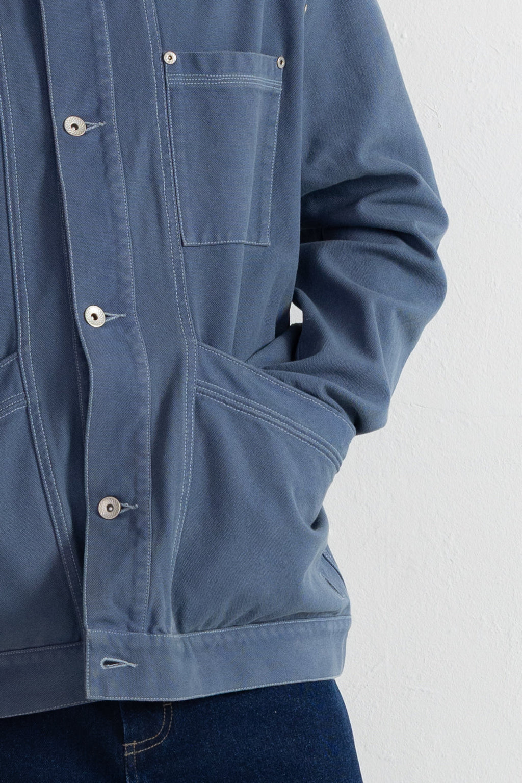 Meyer Jean Jacket - Soft Blue