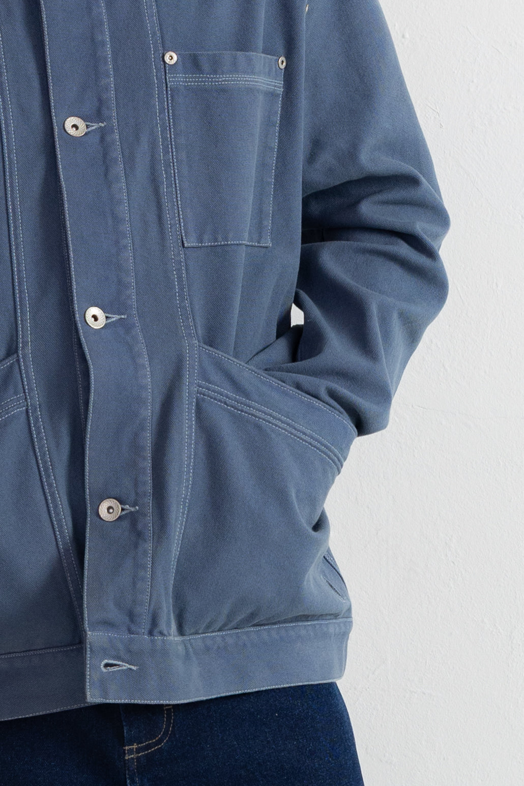 Meyer Jean Jacket - Soft Blue