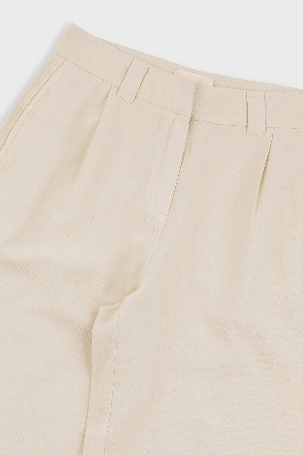 Pleated Pant - Stone Canvas