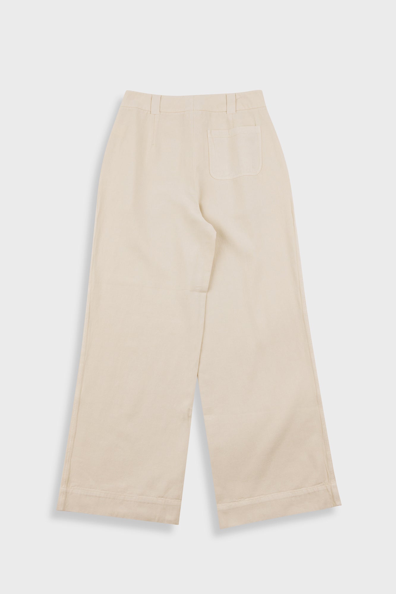 Pleated Pant - Stone Canvas