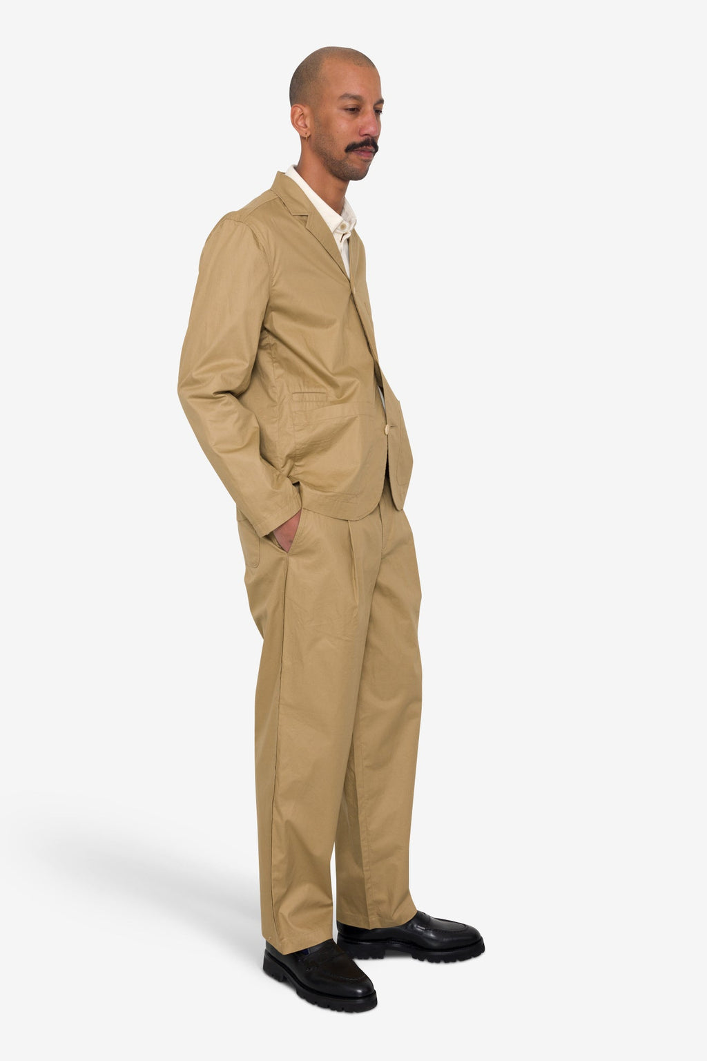 Wide Fit Blazer - Sand