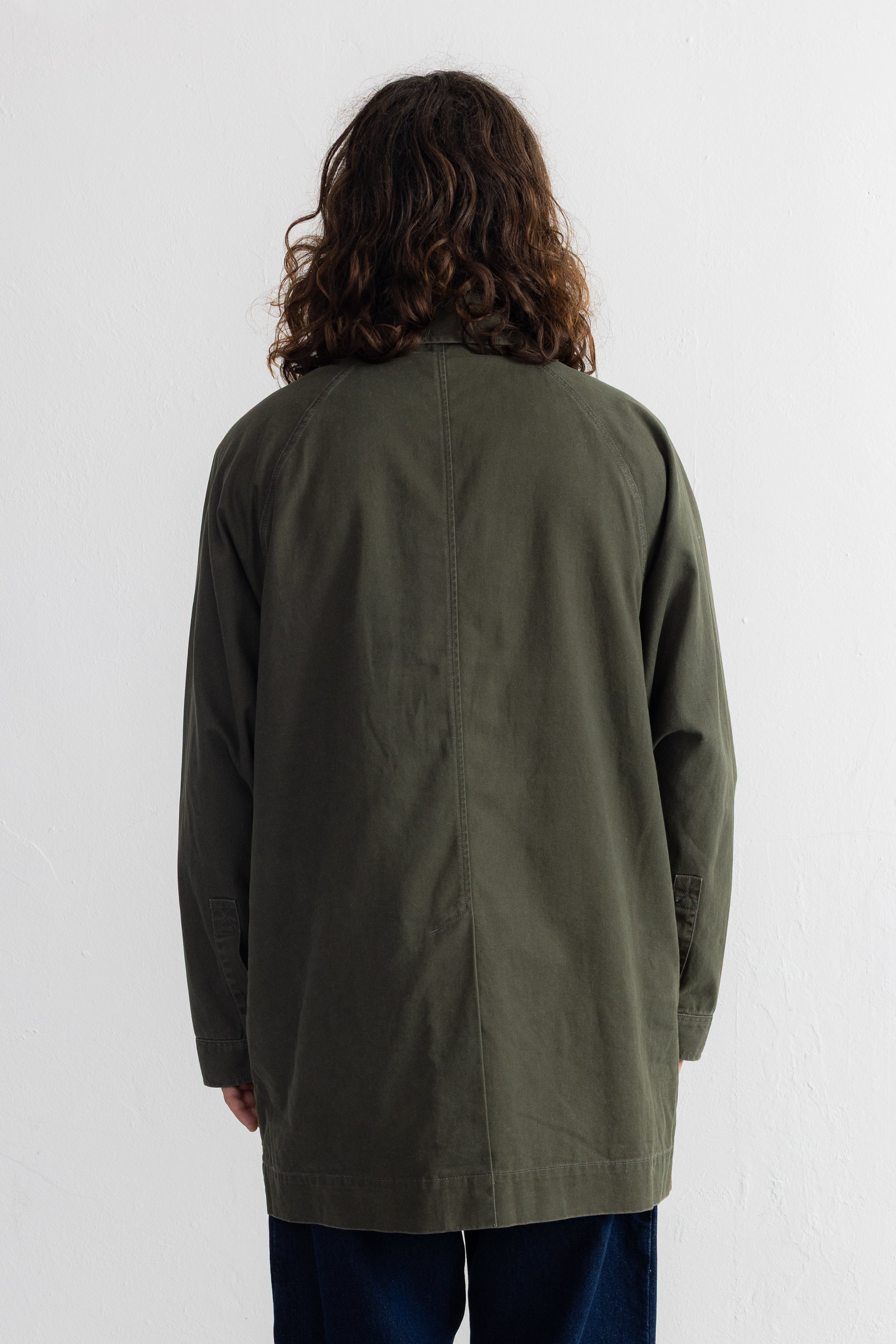 Car Coat - Dark Sage Twill