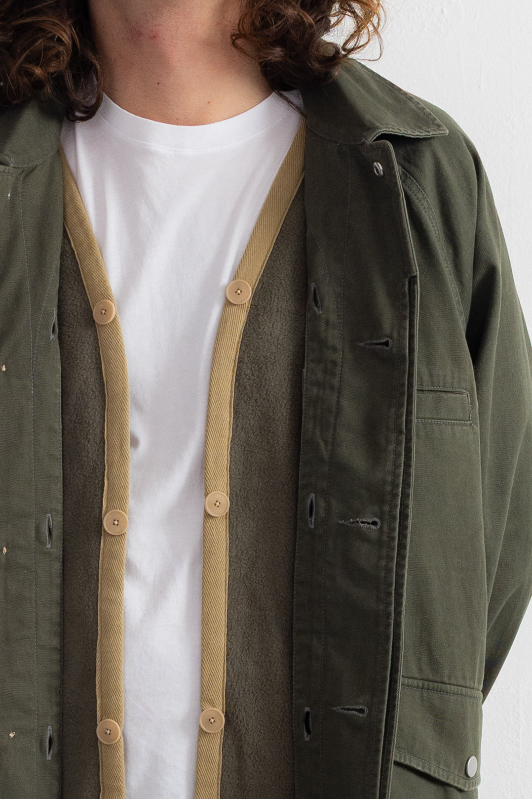 Car Coat - Dark Sage Twill